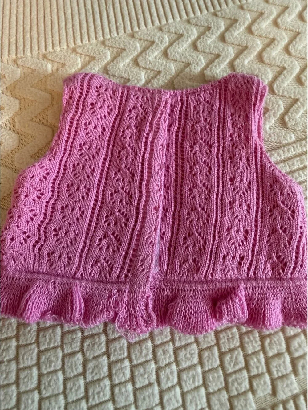 American Girl Garden Party Peplum Top Pink Love NEW Retired Mix n' Match B254